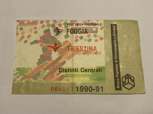 Foggia triestina 1990 - foggia-triestina, 1990/91