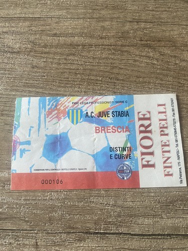 Juve stabia brescia - stabia-brescia, biglietto